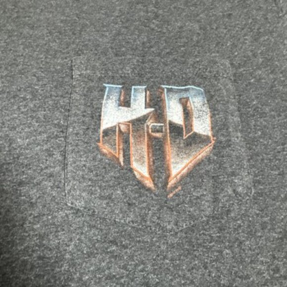 VTG Harley Davidson T-Shirt Size Large Horny Toad Fort Hood Texas - Picture 4 of 14